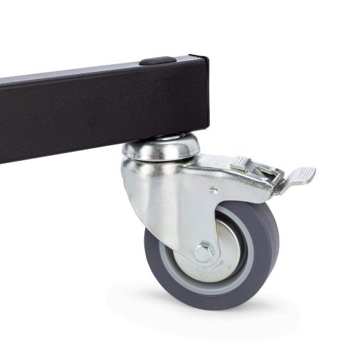 Manfrotto Oszlop állvány, fék. kerekek, levehető talp, alu, fekete (231B)