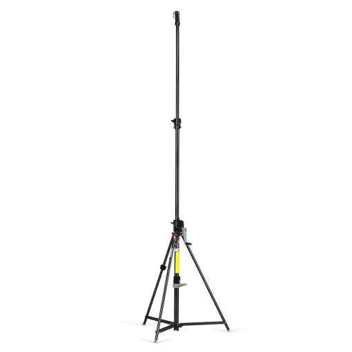 Manfrotto Wind up acél 3 szekciós állvány fekete-cink (087NWB)