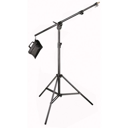 Manfrotto Combi boom aluminium állvány homokzsákkal, fekete (420B)