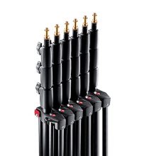 Manfrotto Master légcsillapításos lámpaállvány 3db-os szett, fekete (1004BAC-3)