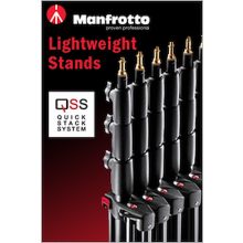 Manfrotto Master légcsillapításos lámpaállvány 3db-os szett, fekete (1004BAC-3)