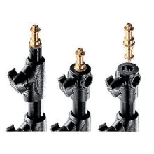 Manfrotto Mini kompakt légcsill. alu lámpaállvány 3db-os szett, fekete (1051BAC-3)