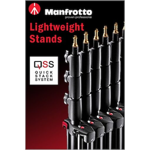 Manfrotto Ranker légcsillapításos lámpaállvány 3db-os szett, fekete (1005BAC-3)