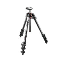 Manfrotto 190XPRO karbon 4 szekciós állvány, horizontális oszloppal (MT190CXPRO4)