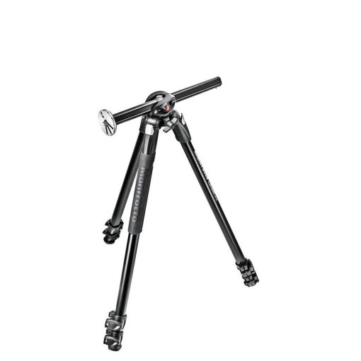 Manfrotto 290 Dual kit alu 3 szekciós állvány 90° oszloppal + 3D fej (MK290DUA3-3W)
