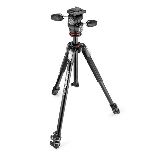 Manfrotto 190X kit alu 3 szekciós állvány 804mk II 3D fej (MK190X3-3W1)