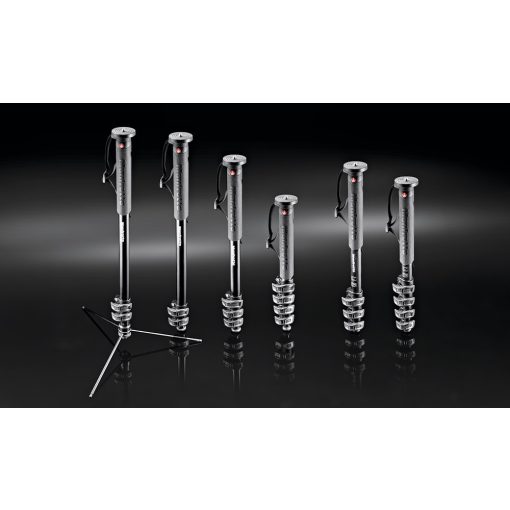 Manfrotto XPRO fotó monopod, karbon 4 szekciós (MPMXPROC4)