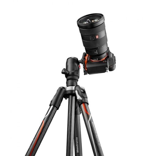 Manfrotto Befree GT Karbon tekerős lábzár+gömbfej Sony Alpha kamerához (MKBFRTC4GTA-BH)