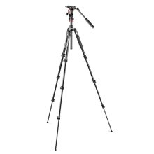 Manfrotto Befree Live Alu Tripod Szett - Fényképezőgép Állvány Videófejjel (MVKBFRL-LIVE)