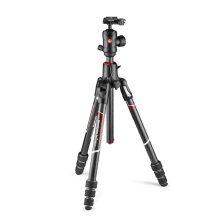 Manfrotto Befree GT XPRO karbon állvány, tekerős lábzár, elforg középo. (MKBFRC4GTXP-BH)