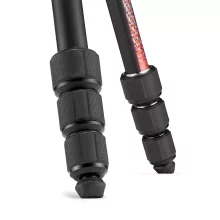 Manfrotto Element MII állvány Alu 4 szekció, gömbfej, piros (MKELMII4RD-BH)