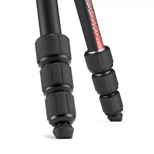 Manfrotto Element MII állvány Alu 4 szekció, gömbfej, piros (MKELMII4RD-BH)