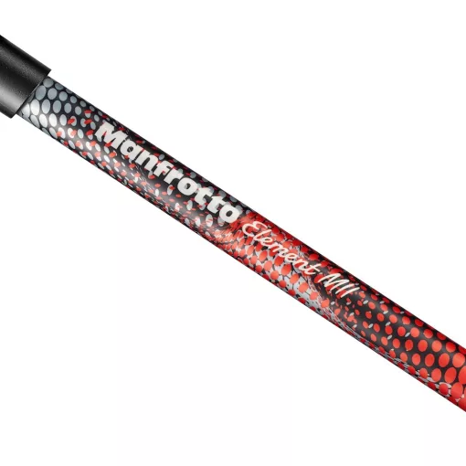 Manfrotto Element MII állvány Alu 4 szekció, gömbfej, piros (MKELMII4RD-BH)