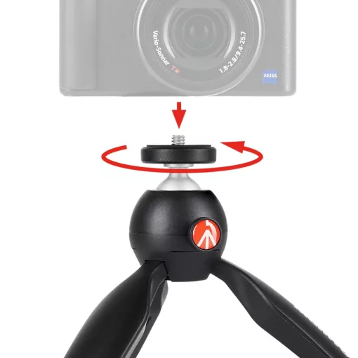 Manfrotto Pixi mini állvány MII fekete (MTPIXIMII-B)