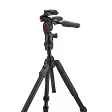 Manfrotto Befree GT alu állvány tekerős zár +3D live fotó/videó fej (MKBFRTA4GTFB-3W)