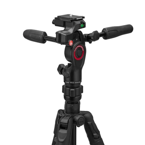 Manfrotto Befree GT alu állvány tekerős zár +3D live fotó/videó fej (MKBFRTA4GTFB-3W)