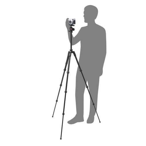 Manfrotto Befree alu állvány tekerős zár + gömbfej Arca Swiss (MKBFRTA4FB-BH)