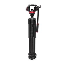 Manfrotto 502 fluid video fej lapos alappal + 055 video alu állvány (MVK502055XPRO3V)