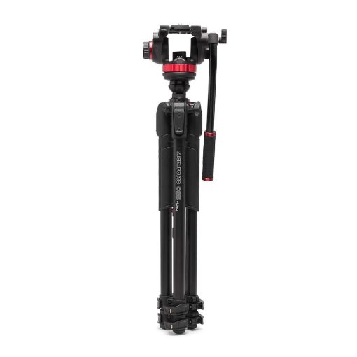 Manfrotto 502 fluid video fej lapos alappal + 055 video alu állvány (MVK502055XPRO3V)