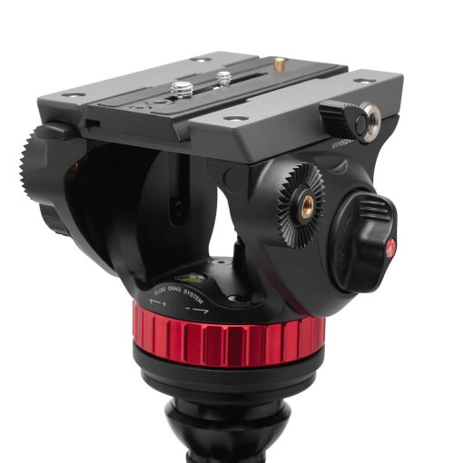 Manfrotto 502 fluid video fej lapos alappal + 055 video karbon állvány (MVK502055CXPROV)
