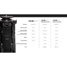 Manfrotto ONE alumínium fotós állvány XPRO 3-Way fejjel (MKONEPA-3W)