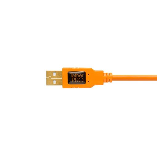 TETHER TOOLS TetherPro USB 2.0. > Micro-B 5pin 4.6m narancs - 220387 (CU5430)