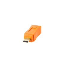 TETHER TOOLS TetherPro USB 2.0 > Mini-B 8pin 4.6m narancs - 257113 (CU8015)