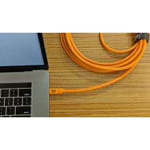 TETHER TOOLS TetherPro USB Type C > Micro-B 5pin 4.6m narancs - 288232 (CUC3315-ORG)