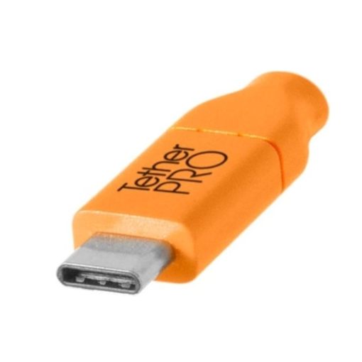 TETHER TOOLS TetherPro USB Type C 3.0 > Micro-B hajlított narancs - (CUC33R15-ORG)