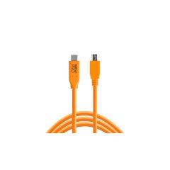   TETHER TOOLS TetherPro USB Type C > Mini-B 5pin 4.6m narancs (CUC2415)