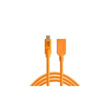 TETHER TOOLS TetherPro USB C - USB aljzat 4.6m narancs (CUCA415)