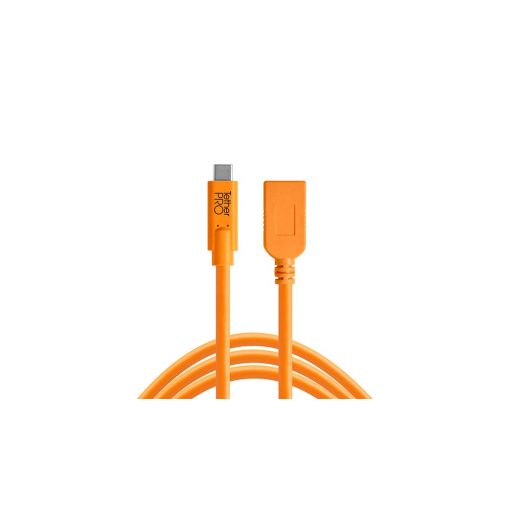 TETHER TOOLS TetherPro USB C - USB aljzat 4.6m narancs (CUCA415)
