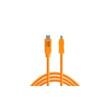 TETHER TOOLS TetherPro USB Type C > Mini-B 8pin 4.6m narancs (CUC2615)