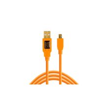 TETHER TOOLS TetherPro Kábel USB 2.0. > Mini-B 5pin 4.6m narancs - (CU5451)