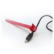 Caruba S-PRO Piros Gyorskötöző, tépőzáras - 10db - 20x1,2cm