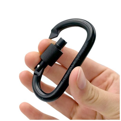 Caruba Karabiner - 3db - Fekete (KB-1Z)