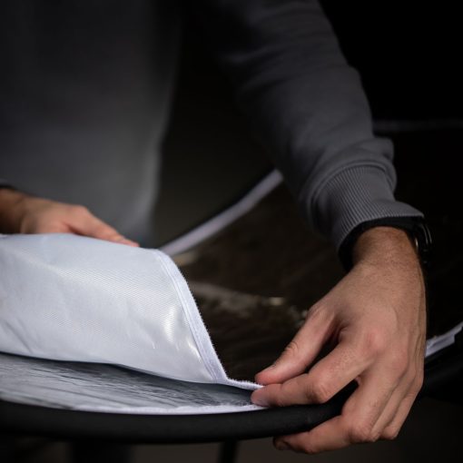 Caruba Íves Derítőlap Pro Kit 4in1 - 110cm x 60cm (ezüst/fehér/arany/fekete) - a keretet tartalmazza