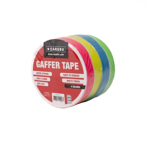 Caruba Ragasztószalag - Tape Fluor Kit-  25m x 2,5cm - 4 szín