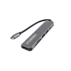 Caruba 6in1 USB-C HUB USB 3.0 - USB-C csatlakozás