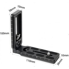 Mikrosat L kamera talp, L-bracket (CF-01)