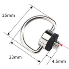 Mikrosat rövid cseretalp csavar 1/4“ menettel (CS-039)