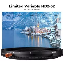 K&F Concept NANO-X, CPL+VARIO ND2-32 szűrő, w/o black cross, HD, vízlep, karcálló, törlőkendő, 46mm (KF-01-2050V1)