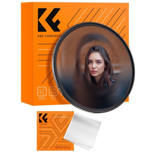 K&F Concept Nano-B Series Halo Swirl, spirál hatás effekt szűrő, 72mm (KF-01-2712)