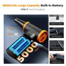 K&F Concept 12in1 beépített akkumulátoros porfújó, 150000RPM (KF-08-050)