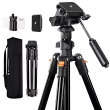 K&F Concept O234A0+BV01 állvány, 196cm magasság, 4kg teherbírás, telefonadapter (KF-09-115V1)