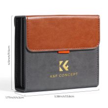 K&F Concept szűrőtartó kemény tok, 3db lapszűrő számára, max 100x100mm - KF-13-106