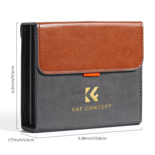 K&F Concept szűrőtartó kemény tok, 3db lapszűrő számára, max 100x100mm - KF-13-106