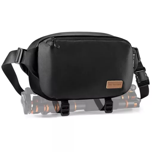 K&F Concept Alpha Sling 10L, fotós oldaltáska, fekete-barna (KF-13-157V8)