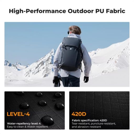 K&F Concept 30L Star Wander 02, fotós hátizsák, fekete (KF-13-206V1)