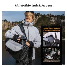 K&F Concept 40L Star Wander 05, fotós hátizsák, fekete (KF-13-207V1)